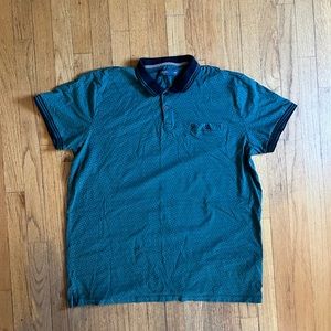 Unique Pattern Vintage Polo XXL hiphop punk streetwear piping tips Fred Perry